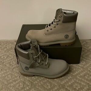 Timberland Women's Waterproof Lace-Up Boots in Taupe